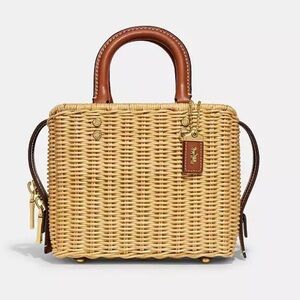 Coach Rogue 20 bag in wicker